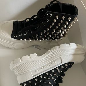 Alexander Mcqueen Tread Slick Punk High Spike